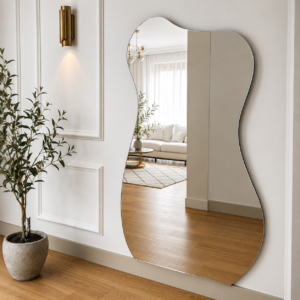 Modern Irregular Shape Designer Wall Mirror