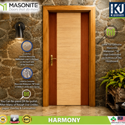 4 Panel Mahogany Texture Door