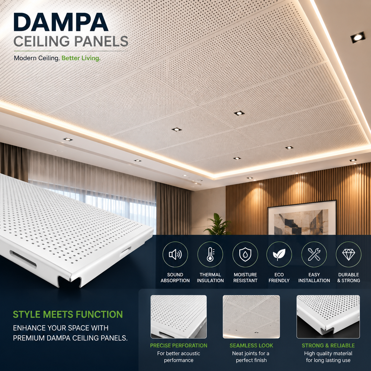 Rs:450 0.7 DAMPA Metal Ceiling