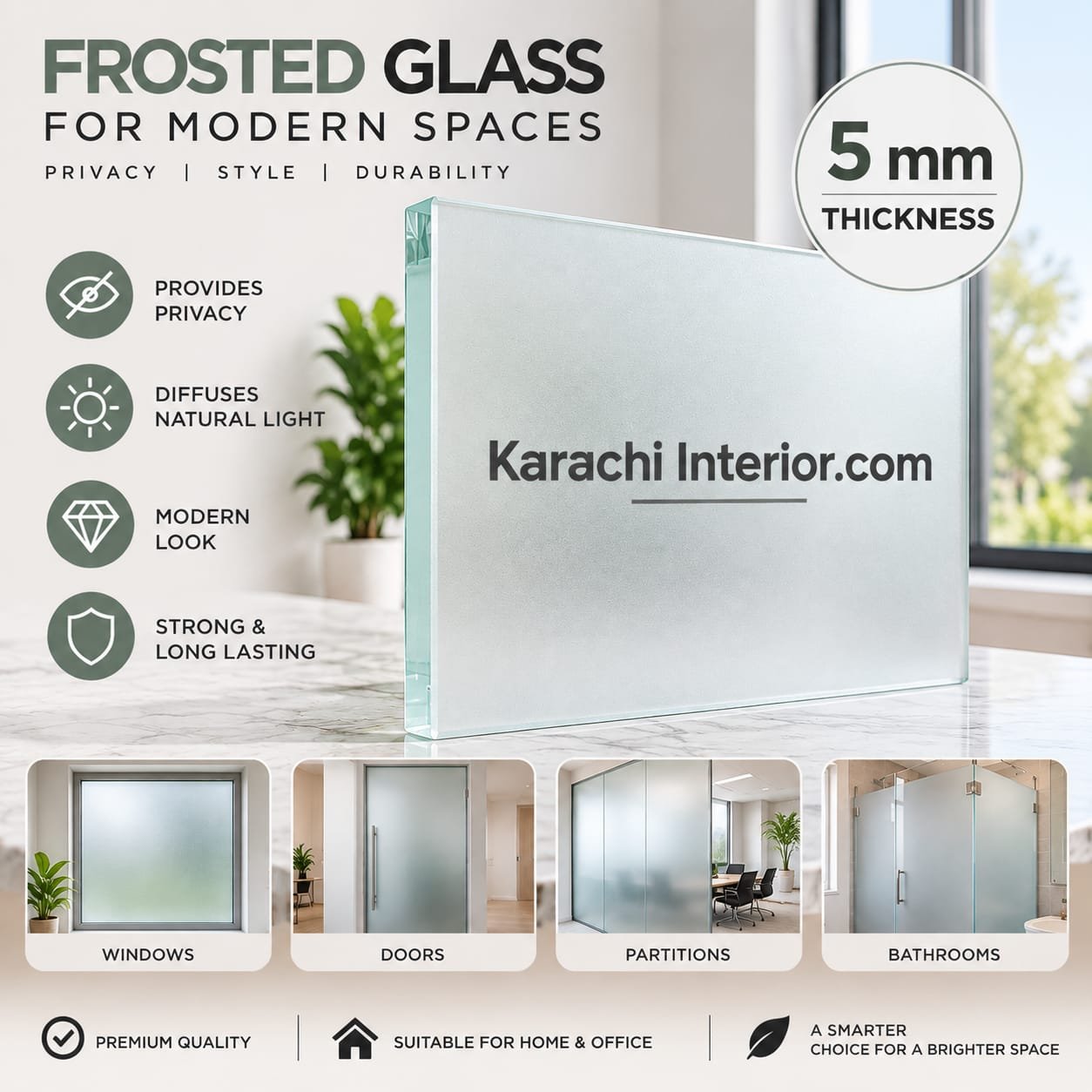 Frosted Glass 5mm